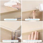 MILEQEE Selbstklebender Kantenschutz 40mm x 4m – Transparenter Baby-Eckenschutz mit Stoßdämpfung – Bild 7