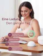 Momcozy Mobile Style M6 Elektrische Milchpumpe 2er-Pack – Freihändiges Abpumpen mit DoubleFit – Bild 5