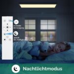 Oraymin LED Deckenpanel 120x30 cm – 40W Dimmbar mit Fernbedienung & Speicherfunktion – Bild 4
