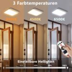 Toowell Akku-Deckenleuchte mit Bewegungsmelder – LED-Deckenlampe ohne Bohren & Stromanschluss – Bild 4