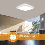 LEZOE 24W RGB LED Deckenleuchte 2400lm Dimmbar – Farbwechsel & Fernbedienung für alle Räume – Bild 7