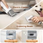Afloia Hundeschermaschine mit Staubsauger – 7-in-1 Profi-Haustierpflegeset mit 1.5L Behälter – Bild 2