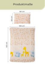 Gräfenstayn® Kinderbettwäsche 2-tlg. Set mit Reissverschluss – Bio-Baumwolle für Babys – Bild 2