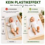 FlyIdeas Wasserdichter Matratzenschoner 90x55 cm (2 Stk.) – Zertifizierter Bambus für Babybetten – Bild 4