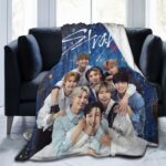 Superweiche Flanell-Decke 127,7 x 101,6 cm – Mikrofaser-Überwurf für Bett & Sofa