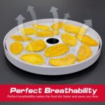 GUCUJI Silikon-Dehydrator-Blätter 33 cm – Antihaftbeschichtet, wiederverwendbar, 5er Set – Bild 5