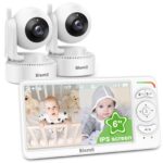 Blemil Video-Babyphone mit Dual-Kamera & 6" IPS Display – Sicheres Babyphon mit 30h Akku