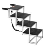 VEVOR 4-stufige Hundetreppe bis 68 kg – Einstiegshilfe für Auto, SUV & Möbel – Bild 10