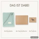 MOYO Babydecke Heller Eukalyptus 75x100cm – Atmungsaktive Baumwolldecke für Neugeborene – Bild 7