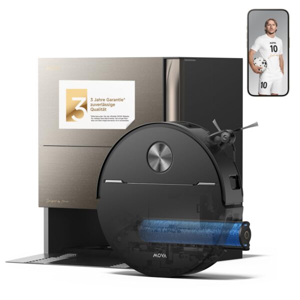 MOVA Z70 Ultra Roller Complete Saugroboter – Hochdruck-Wischmopp & 36.000 Pa Saugkraft