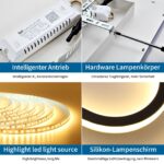 Mikeru 40cm LED Deckenleuchte Rund 3000K – Warmweiss Flush Mount für alle Räume – Bild 2
