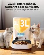 PETKIT YumShare Dual-Hopper Futterautomat mit KI-Gesichtserkennung – Smart Pet Feeder für Katzen & Hunde – Bild 5