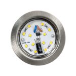URing 3er Set LED Einbaustrahler 12V 3,5W Warmweiss – Flache Möbelleuchten für Küche & Möbel – Bild 2