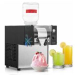 FOHERE Gewerbliche Schnee-Eismaschine 80kg/24h – Bingsu-Maker mit Selbstreinigung