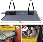 EULANT Auto Rücksitzbrücke 131x42 cm – Luftmatratze & Hundetransport für SUV & MPV – Bild 3