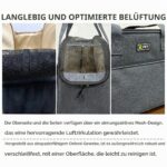 KZARYVEXIS Hundetasche 43×20×30cm – Leichte Transporttasche für kleine Hunde & Katzen – Bild 5