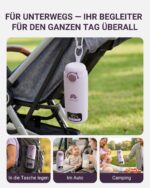 Comfyer BW02 Tragbarer Flaschenwärmer 500 ml mit Sterilisator – 16000 mAh Akku für unterwegs – Bild 4