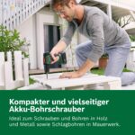 Bosch UniversalDrill 18V Akkuschrauber mit Akku & Koffer – Profi-Bohrschrauber – Bild 4
