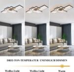 MQW 60W LED Deckenleuchte dimmbar – Moderne Rechtecklampe 2700K–7000K mit Fernbedienung – Bild 5