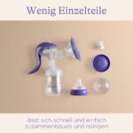 Lansinoh Handmilchpumpe mit 2-Rhythmen-Technologie – Mobiles Abpumpen für Mütter – Bild 5