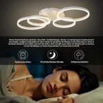 Tetipa LED Deckenleuchte 100cm Dimmbar – Fernbedienung & App Farbwechsel – Bild 3