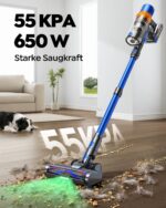 SunSare Akkustaubsauger 650W/55kPa – Kabelloses Hochleistungs-Reinigungssystem mit Biegerohr – Bild 2