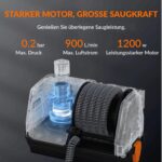 Giraffe Tools Grandstorm Nass- & Trockensauger mit 10 m Schlauch – Wandmontage für Garage – Bild 5