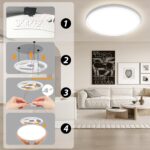 Yexati LED Deckenleuchte 24W – 3200 lm mit 3 Farbtemperaturen & IP54 für Küche, Bad & Wohnzimmer – Bild 3
