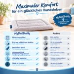 MyBestBuddy Hundekissen Komfort 70x50 cm M – Allergikerfreundliche Hundematte für mittelgrosse Hunde – Bild 4
