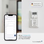 Homematic IP Wandthermostat mit Luftfeuchtigkeitssensor – intelligente Raumklimaregelung für Smart Home – Bild 3