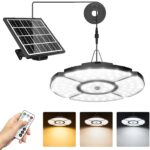 MEIHUA Solarleuchte 76 LEDs mit Bewegungssensor & Fernbedienung – IP54 Außenleuchte für Haus & Garage