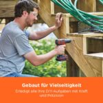 BLACK+DECKER 18V Akku-Bohrschrauber-Set – Komplettpaket mit 2 Akkus, Ladegerät & 80-teiligem Zubehör – Bild 9
