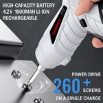 Goldsea Akkuschrauber 3,6 V mit LED & USB-C – Elektroschraubendreher für Heimwerker – Bild 2