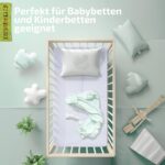 KiNDERWELT Babymatratze 120x60 cm – Schaumkernmatratze Made in Germany für sicheren Babyschlaf – Bild 4