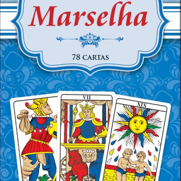 Tarot de Marselha – Komplettes Kartendeck mit Handbuch in Portugiesisch