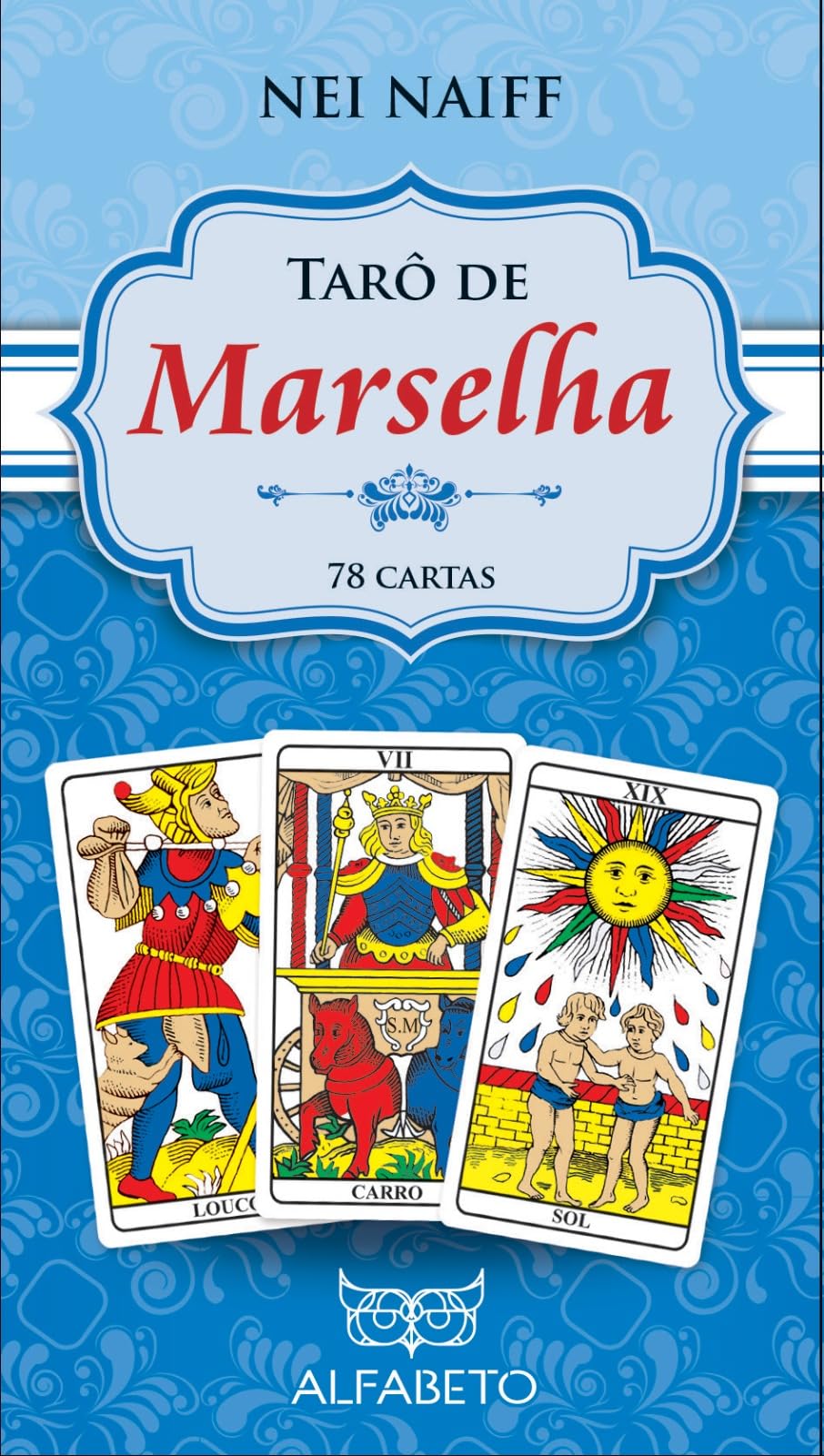 Tarot de Marselha – Komplettes Kartendeck mit Handbuch in Portugiesisch
