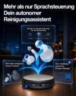 ECOVACS X12S OMNICYCLONE Saugroboter mit Wischfunktion – 53AW BLAST & OZMO Roller 3.0 – Bild 9