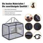 Zedelmaier Hundebox 60x42x44 cm – Faltbare Tiertransportbox für Auto & Zuhause – Bild 9