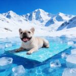 Pawtasy Kühlmatte Hunde & Katzen M (65x50 cm) – Selbstkühlend mit ungiftigem Gel