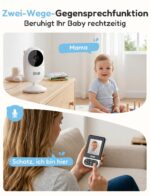 GHB Babyphone mit Kamera 2,8 Zoll – Infrarot-Nachtsicht & 35h Akkulaufzeit – Bild 8