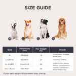 BEDSURE XXL Hundebett 119x74cm mit Cotton-Polyfil – Orthopädische Hundematte waschbar – Bild 6