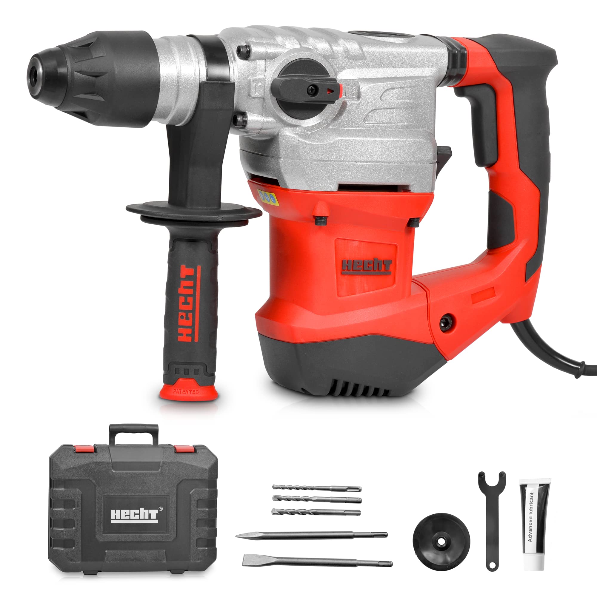 Hecht Bohrhammer 1500 W mit 6 J & SDS Plus – Profiwerkzeug für Beton & Stein