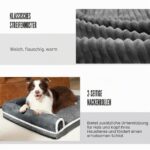 Jolibean Orthopädisches Hundebett 91x61cm – Ergonomisches Hundesofa für Mittelgrosse Hunde – Bild 4