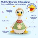 HOLA Tanzende Enten-Familie mit Licht & Musik – Interaktives Krabbelspielzeug ab 6 Monaten – Bild 3
