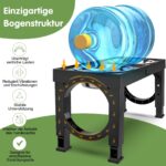 X XBEN Erhöhter Hundenapf mit 5 Höhen – Edelstahlnapf für kleine bis grosse Hunde – Bild 3