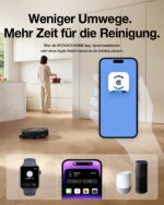 ECOVACS DEEBOT T90 MAX PRO Saugroboter mit Wischfunktion – 40.000 Pa Saugkraft & Heissswasser-Mopp – Bild 9