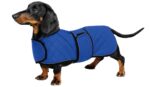 Geyecete Wintermantel für Dackel – Wasserdichter Hundemantel mit Fleecefutter Grösse M