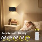 Kambo Akku-Wandleuchte mit Bewegungsmelder & Fernbedienung – 2er Set LED Wandlampen Innen – Bild 6