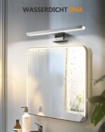 Hommie LED-Spiegelleuchte 30 cm mit Schalter – Neutralweiss 4000K Badbeleuchtung IP44 – Bild 4