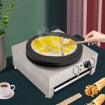 LKHDONG Elektro-Crêpes Maker 40 cm – Profi-Crepesgerät 2,8 kW mit Antihaftbeschichtung – Bild 2
